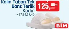 KALIN TABAN TEK BANT TERLİK KADIN KALIN TABAN TEK BANT TERLİK KADIN